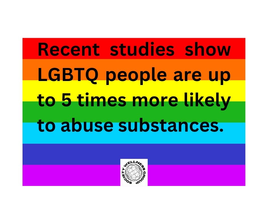 LGBTQ people are up to 5 times more likely to abuse substances